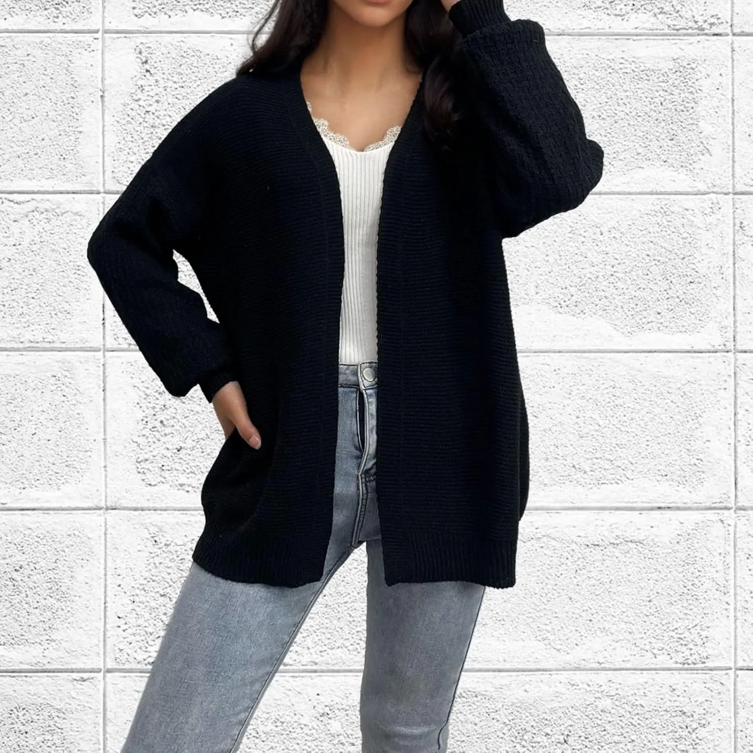 Sweaters For Women Sweater Cardigan Knitted Cardigan Sweaters For Women Chunky Knit Cardigan Short Women'S Sweaters