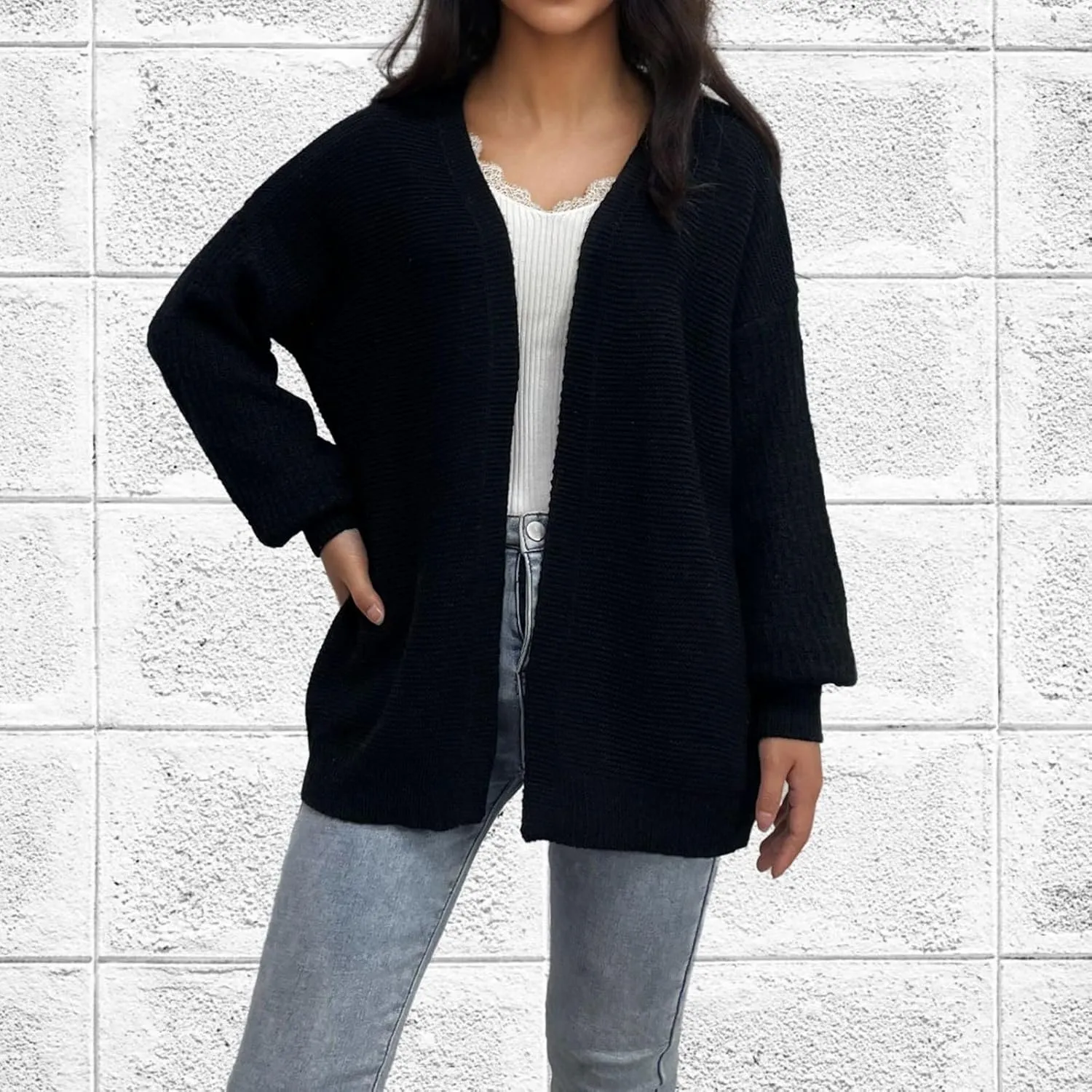 Sweaters For Women Sweater Cardigan Knitted Cardigan Sweaters For Women Chunky Knit Cardigan Short Women'S Sweaters