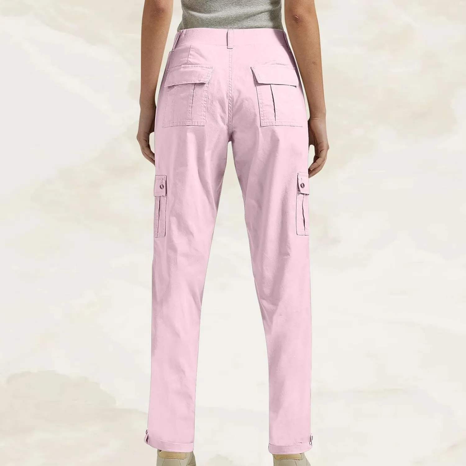 TANGNADE Women's Casual Cargo Pants Stretch Bootcut Dress Pants Work Business Office Pants Trousers Ladies Slacks