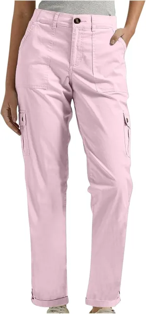 TANGNADE Women's Casual Cargo Pants Stretch Bootcut Dress Pants Work Business Office Pants Trousers Ladies Slacks