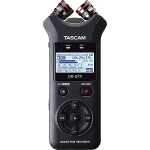 Tascam DR-07X 2-Track Portable Audio Recorder with Onboard Adjustable Stereo Microphone (DR-07X)