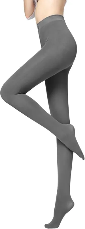 Tights for Women 80 Denier Soft Opaque Tights Solid High Waist Footed Pantyhose Warm Stretch Velvet Tights Leggings