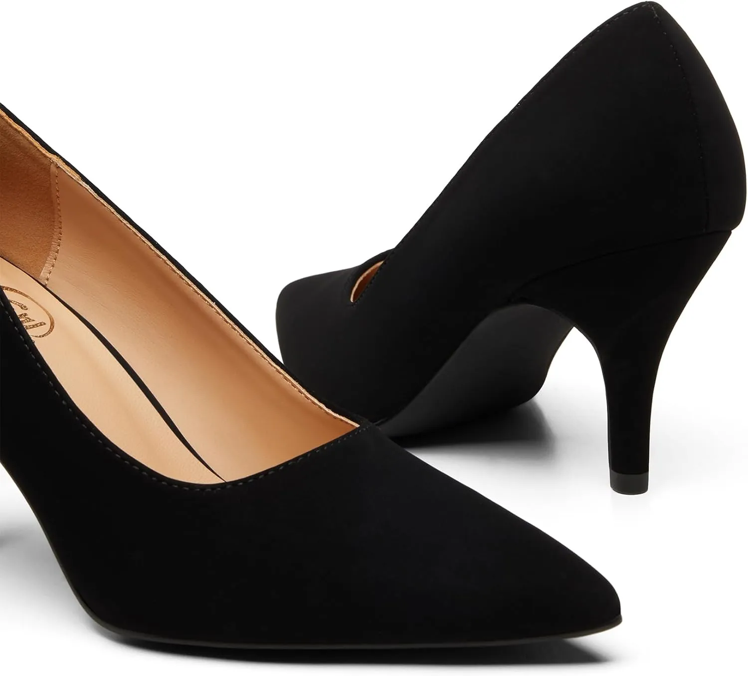 Trary Women??s Slingback Pumps, Black Heels Gold Heels Nude Pink Red Heels, Pointed Toe High Heels for Women Sexy Stiletto Heels Buckle Ankle Strap Closed Toe Pumps Office Party Prom Dress Shoes