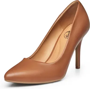 Trary Women??s Slingback Pumps, Black Heels Gold Heels Nude Pink Red Heels, Pointed Toe High Heels for Women Sexy Stiletto Heels Buckle Ankle Strap Closed Toe Pumps Office Party Prom Dress Shoes