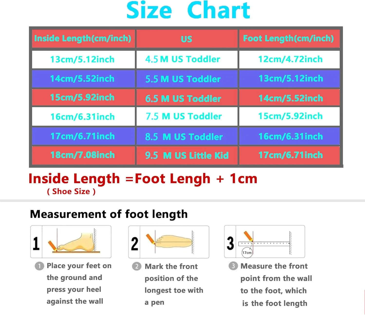 TRIWORIAE-Kids Toddler Rubber Rain Shoes PVC Waterproof Rain Boot Non-Slip Wellington Boots for Children Boys/Girls