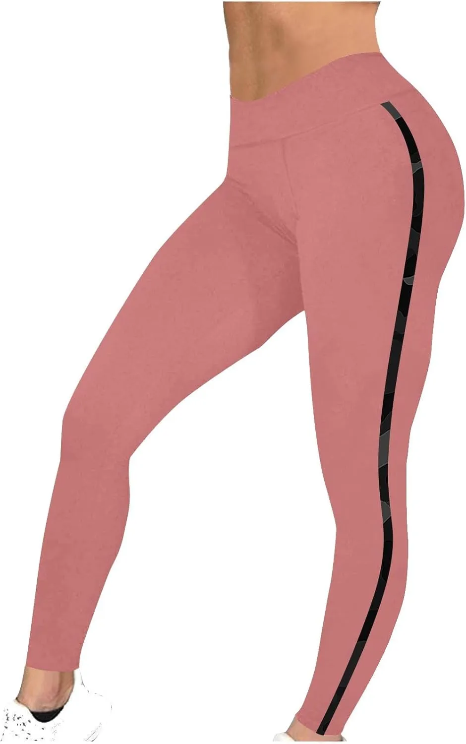 Trousers Pants for Women Color Block Sport Gym Yoga High Cut Trousers Pants Pantyhose Stockings Women 2025