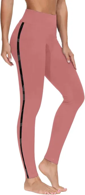 Trousers Pants for Women Color Block Sport Gym Yoga High Cut Trousers Pants Pantyhose Stockings Women 2025