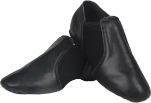 TW Leather Upper Slip on Jazz Shoes for Girls