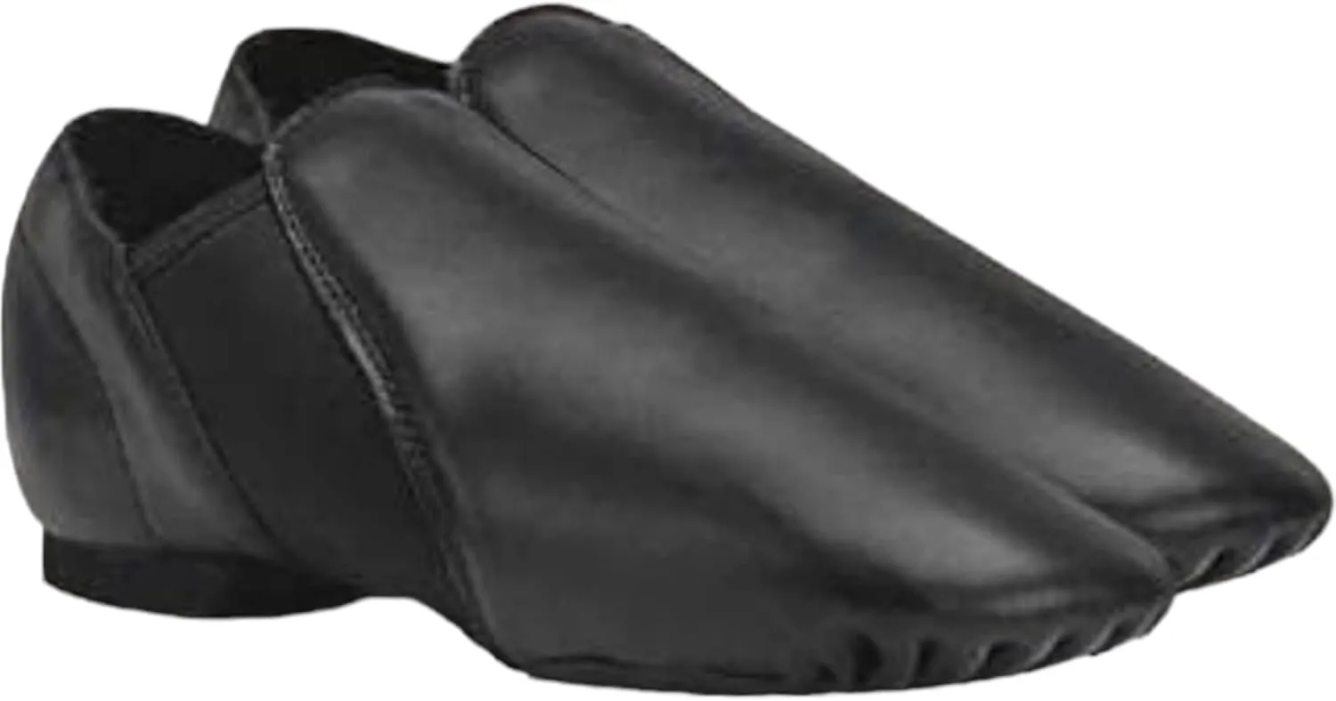 TW Leather Upper Slip on Jazz Shoes for Girls