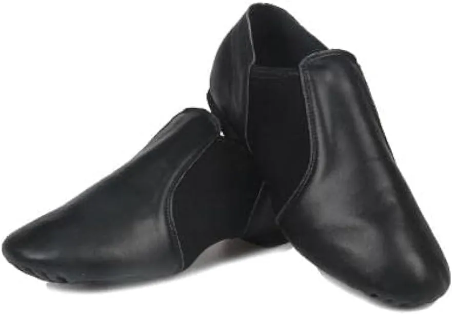 TW Leather Upper Slip on Jazz Shoes