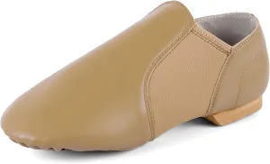 Unisex Jazz Shoe Leather Upper Women and Men's Slip-on Dance Shoes