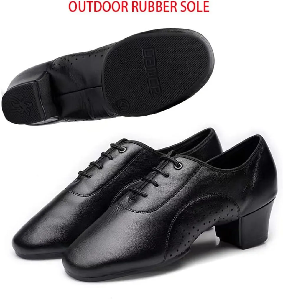 VEACAM Men's Dance Shoes, Breathable Ballroom Waltz Salsa Latin Tango Dancing Shoes Social Dance Shoes for Men