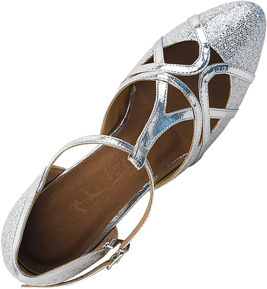 Very Fine Dance Shoes (Bundle of 5) Women's Ballroom Dance Shoes Salsa Latin Practice Shoes Sera3541EB- 2.2" Heel