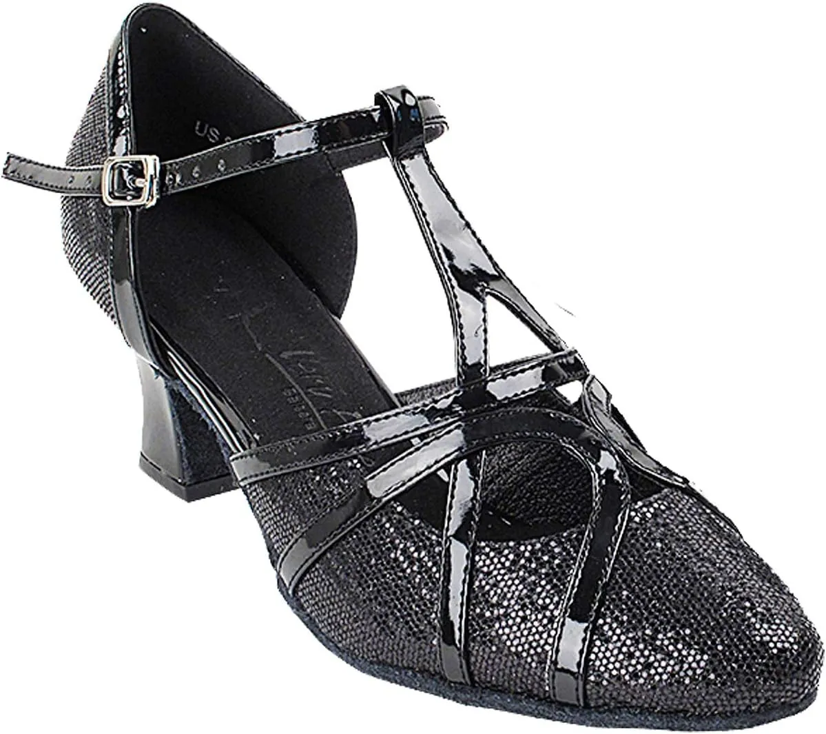 Very Fine Dance Shoes (Bundle of 5) Women's Ballroom Dance Shoes Salsa Latin Practice Shoes Sera3541EB- 2.2" Heel