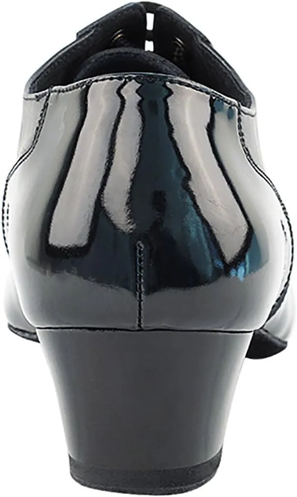 Very Fine Dance Shoes - Mens Standard, Smooth, Waltz Ballroom Dance Shoes - M100101-1.5-inch Heel and Foldable Brush Bundle