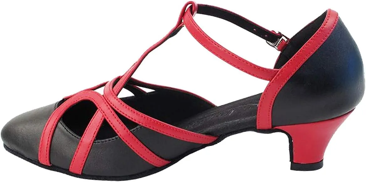 Very Fine Dance Shoes Women's Ballroom Dance Shoes Salsa Latin Practice Shoes Sera3541EB Comfortable 1.2" [Bundle of 5]