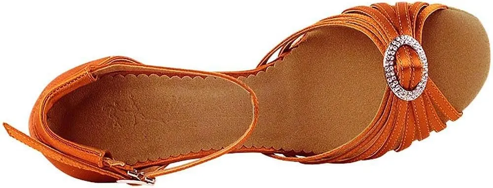 Very Fine Women Ballroom Dance Shoes Tango Wedding Salsa Shoes Sera1671BEB Comfortable Dance Shoes 3" [Bundle of 5]