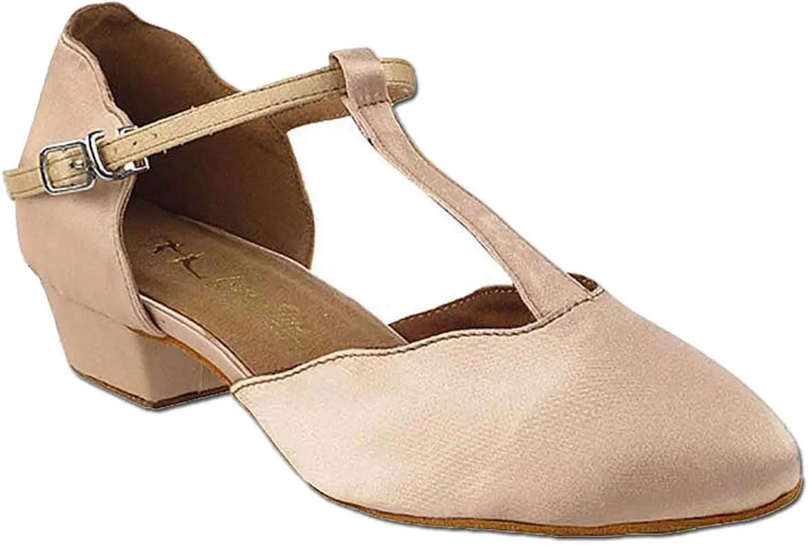 Very Fine Women's Ballroom Dance Shoes Salsa Latin Practice Shoes 6819FTEB Comfortable Dance Shoes 1" [Bundle of 5]