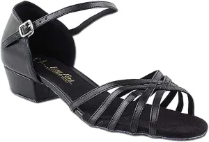 Very Fine Women's Ballroom Dance Shoes Salsa Latin Practice Shoes 802FTEB Comfortable Dance Shoes 1" [Bundle of 5]