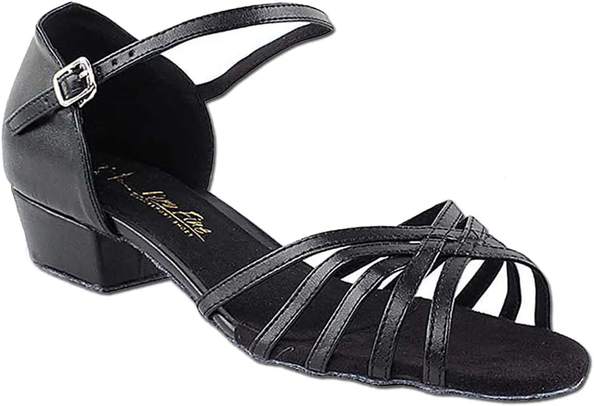 Very Fine Women's Ballroom Dance Shoes Salsa Latin Practice Shoes 802FTEB Comfortable Dance Shoes 1" [Bundle of 5]