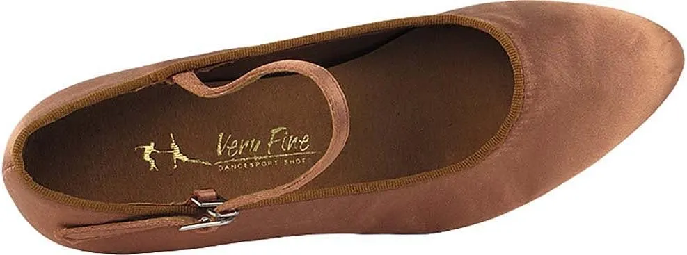 Very Fine Women's Ballroom Dance Shoes Salsa Latin Practice Shoes 9691EB Comfortable Dance Shoes 1.3" [Bundle of 5]