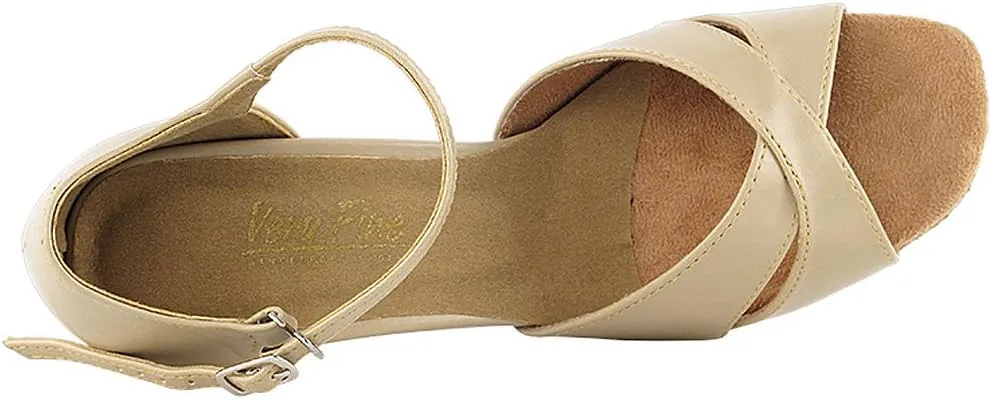 Very Fine Women's Ballroom Dance Shoes Tango Wedding Salsa Shoes 6029EB Comfortable Dance Shoes 2.5" [Bundle of 5]