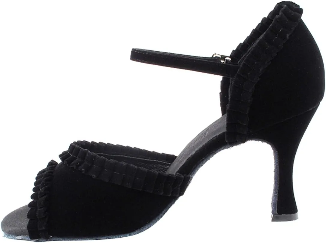 Very Fine Women's Ballroom Dance Shoes Tango Wedding Salsa Shoes Sera7001EB Comfortable Dance Shoes 3" [Bundle of 5]