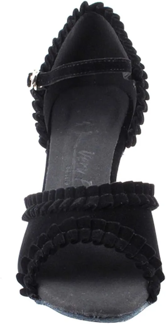 Very Fine Women's Ballroom Dance Shoes Tango Wedding Salsa Shoes Sera7001EB Comfortable Dance Shoes 3" [Bundle of 5]
