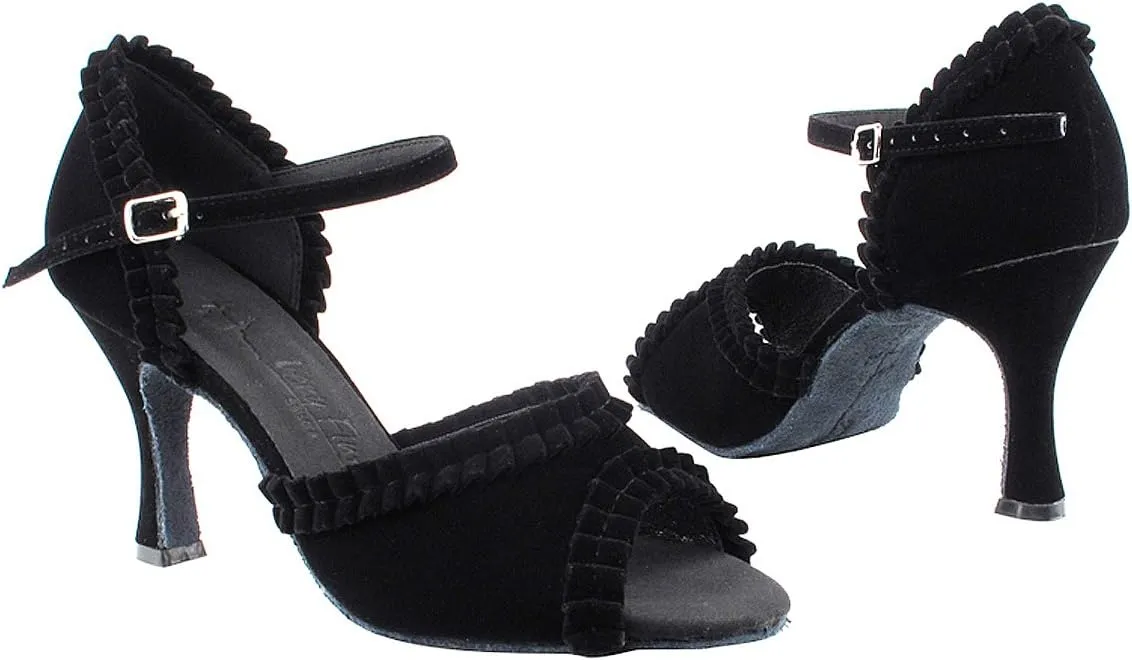 Very Fine Women's Ballroom Dance Shoes Tango Wedding Salsa Shoes Sera7001EB Comfortable Dance Shoes 3" [Bundle of 5]