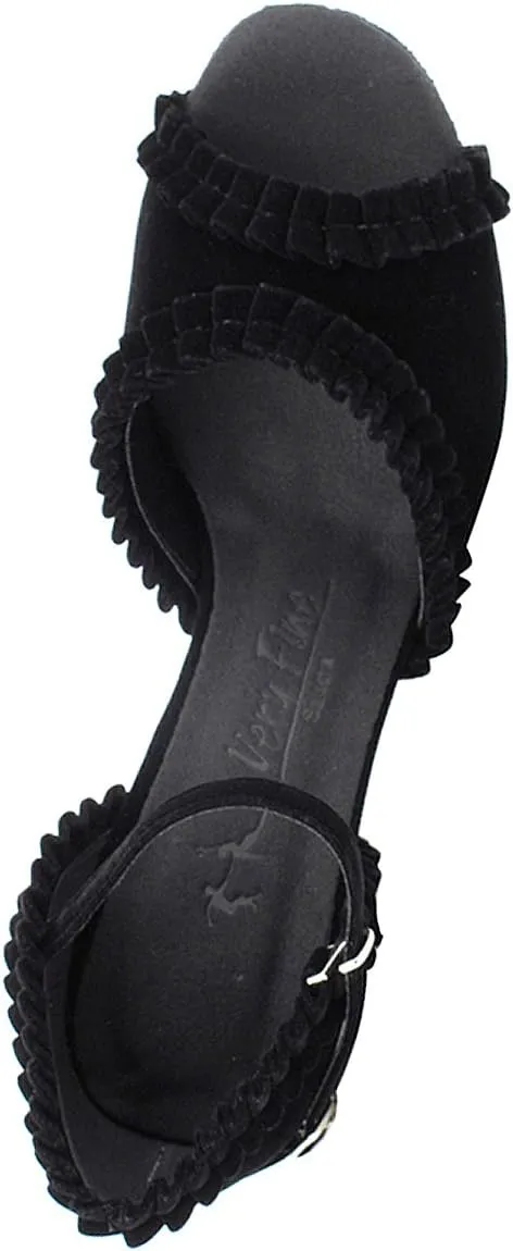 Very Fine Women's Ballroom Dance Shoes Tango Wedding Salsa Shoes Sera7001EB Comfortable Dance Shoes 3" [Bundle of 5]