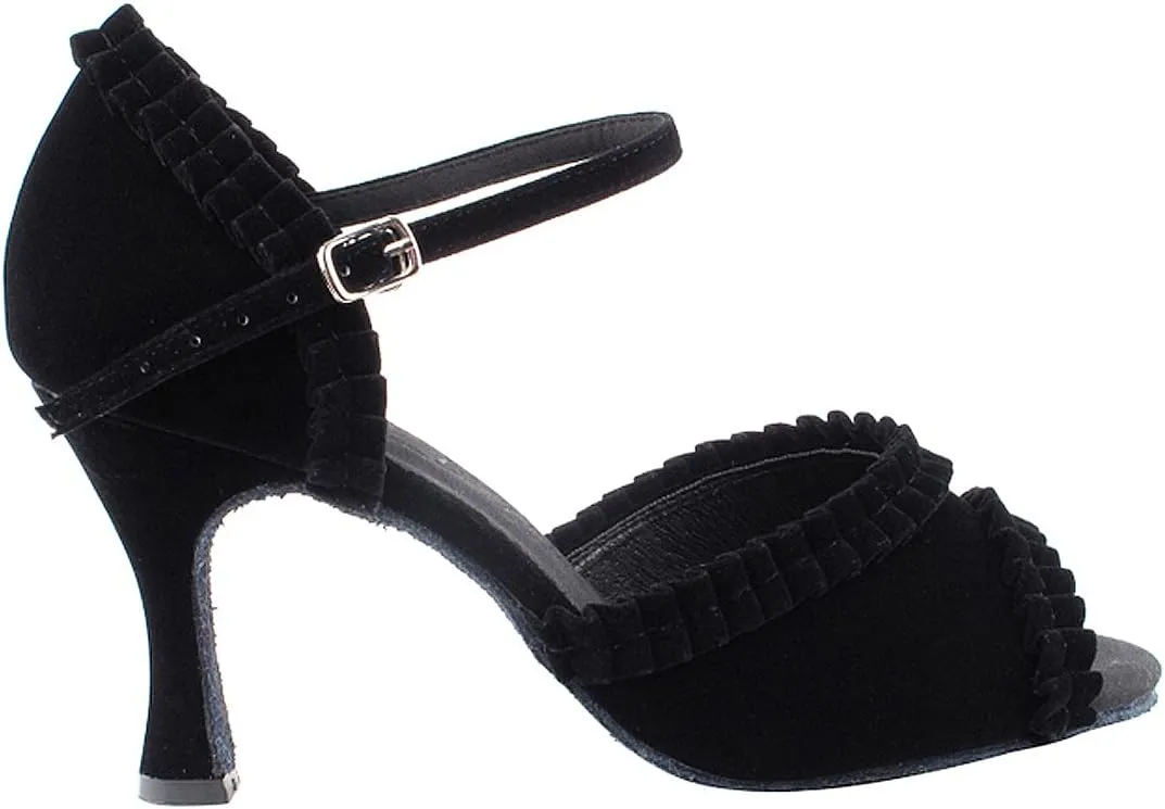 Very Fine Women's Ballroom Dance Shoes Tango Wedding Salsa Shoes Sera7001EB Comfortable Dance Shoes 3" [Bundle of 5]