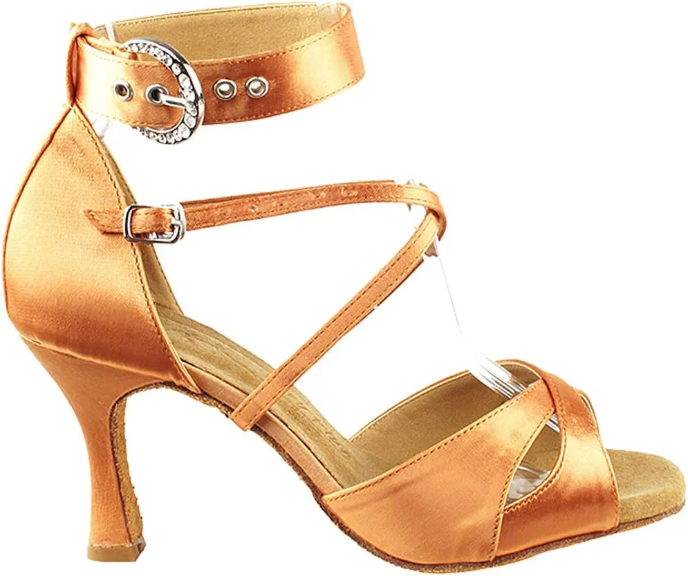 Very Fine Women's Ballroom Dance Shoes Tango Wedding Salsa Shoes Sera7002EB Comfortable Dance Shoes 2.5"[Bundle of 5]