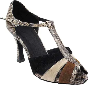 Very Fine Women's Ballroom Dance Shoes Tango Wedding Salsa Shoes Sera7037EB Comfortable Dance Shoes 3" [Bundle of 5]