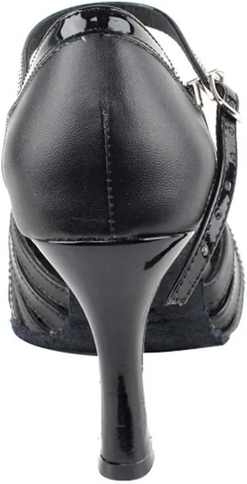 Very Fine Women's Black Ballroom Tango Wedding Party Salsa Dance Shoe Sera Dance Shoes (Bundle of 4)- Various Styles