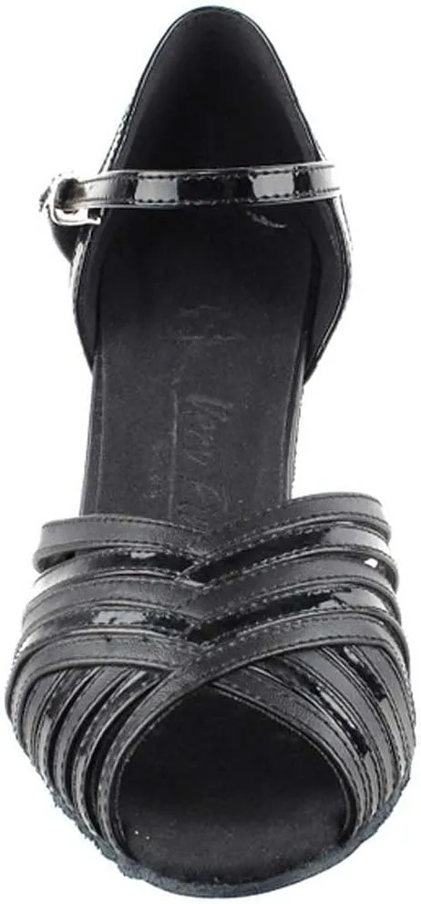 Very Fine Women's Black Ballroom Tango Wedding Party Salsa Dance Shoe Sera Dance Shoes (Bundle of 4)- Various Styles