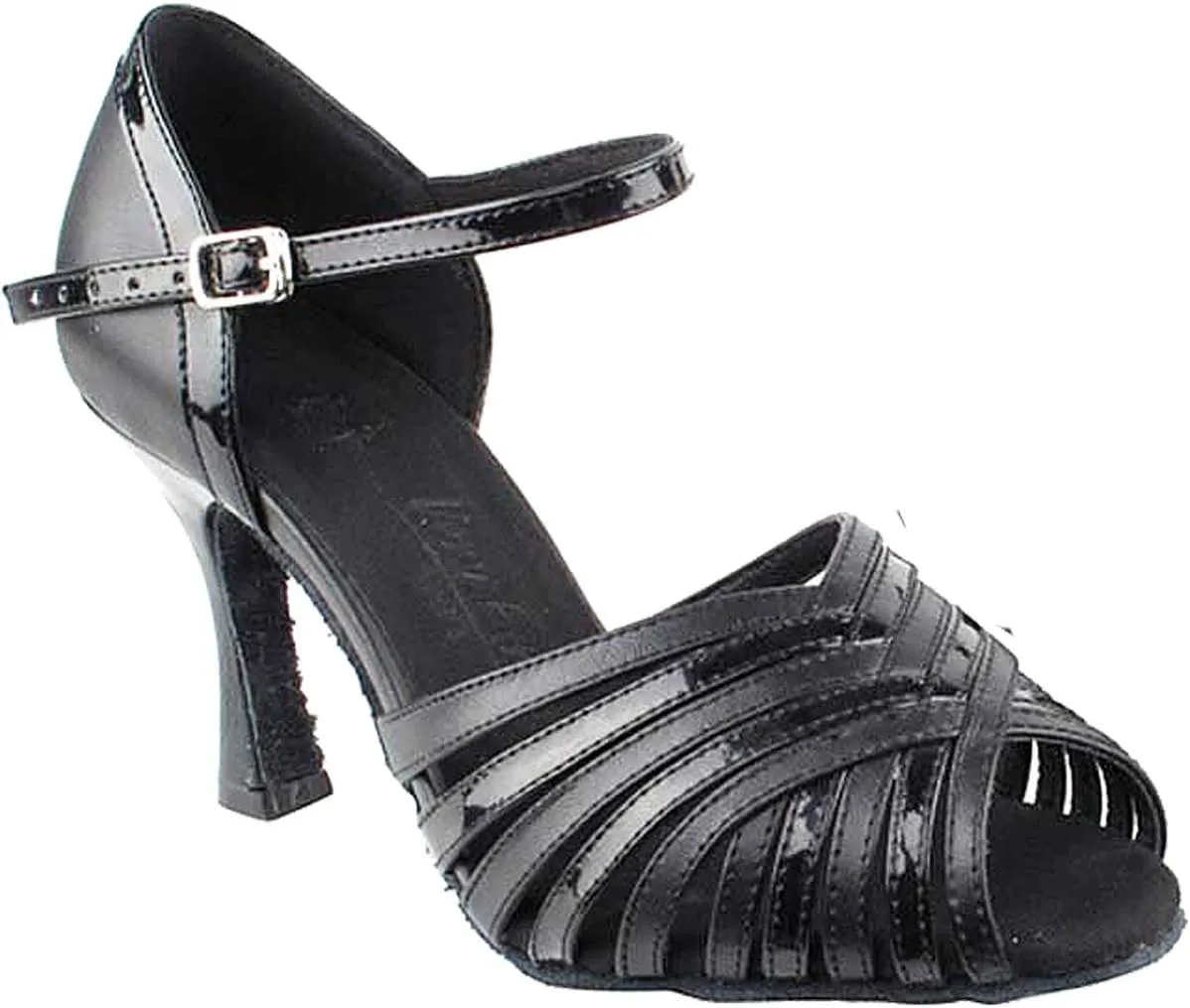 Very Fine Women's Black Ballroom Tango Wedding Party Salsa Dance Shoe Sera Dance Shoes (Bundle of 4)- Various Styles