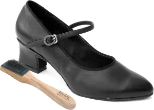 Very Fine Women's Salsa Ballroom Practice Latin Dance Shoes 1682 Bundle - Shoe Wire Brush 2" Heel