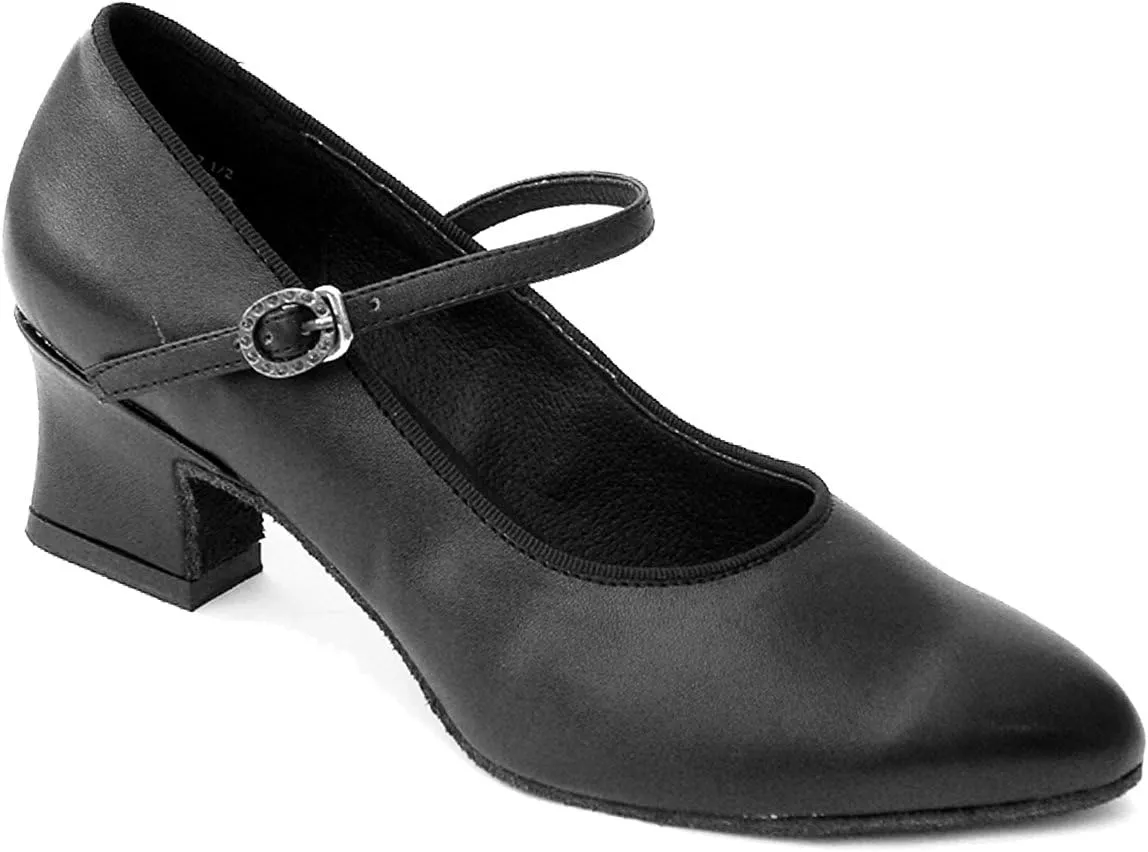 Very Fine Women's Salsa Ballroom Practice Latin Dance Shoes 1682 Bundle - Shoe Wire Brush 2" Heel