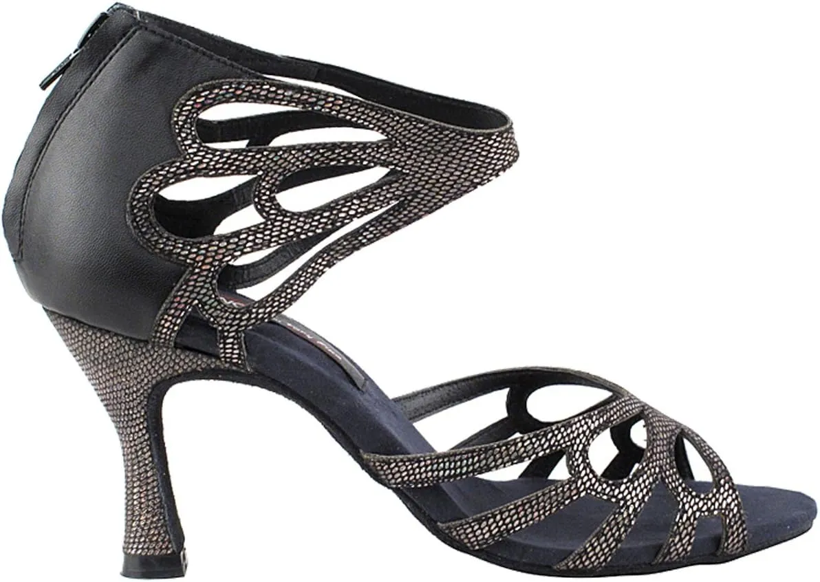 Very Fine Women's Salsa Ballroom Tango Latin Dance Shoes CD3027 with Back of Heel Cushions 2.5"