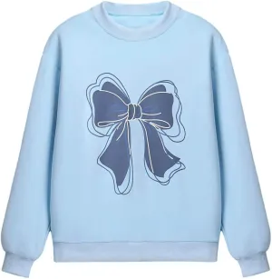 WELAKEN Girls Sweatshirts Long Sleeve Pullover Crewneck Tops Shirts