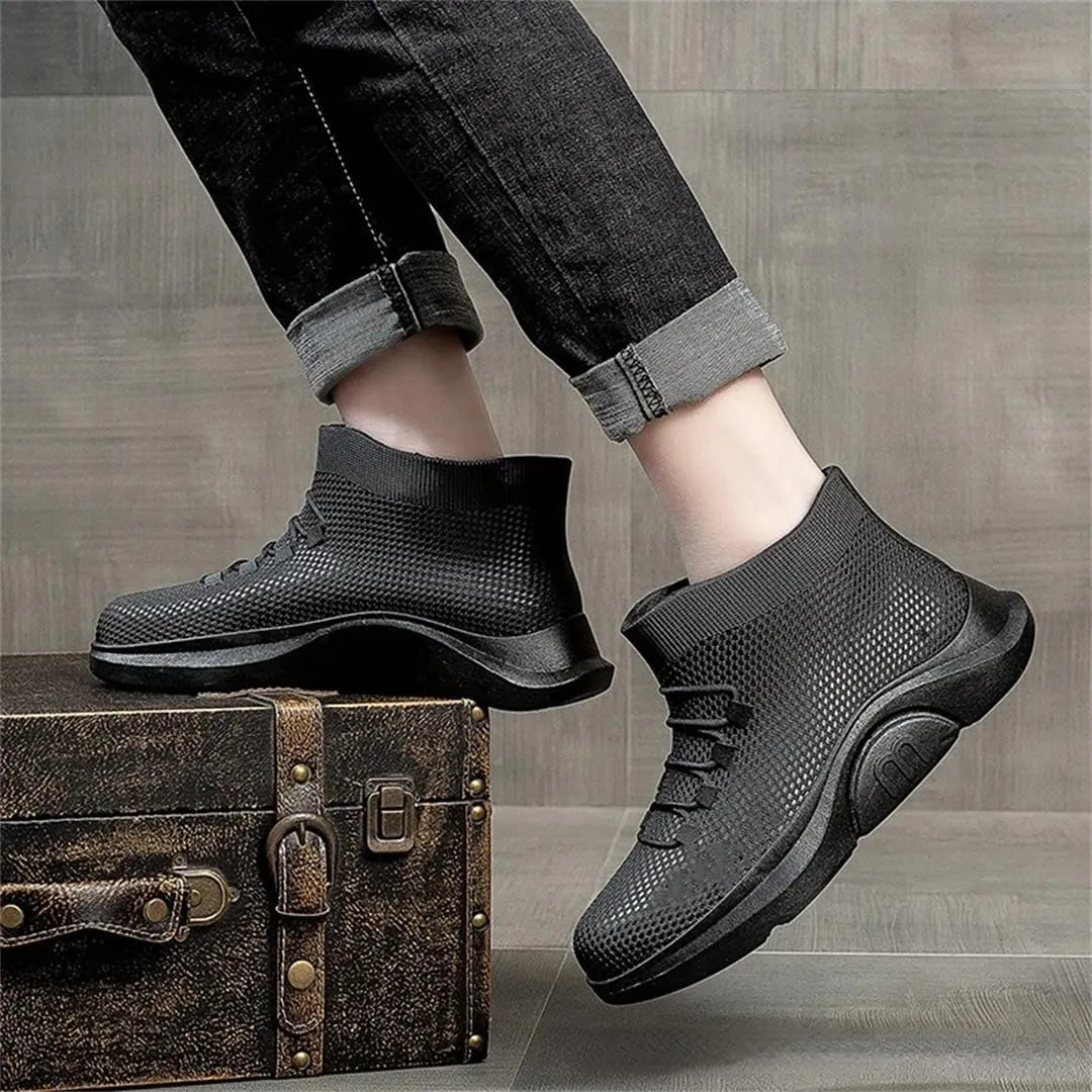 Wjnvfioo Men's Rubber Boots Couples Casual Sports Ankle Rain Shoes Waterproof Galoshes Fishing Work Safety Rain Boots