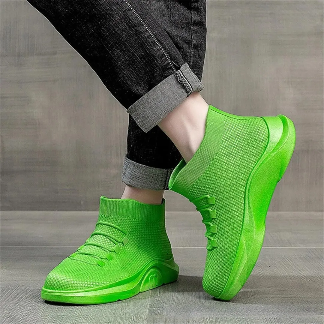 Wjnvfioo Men's Rubber Boots Couples Casual Sports Ankle Rain Shoes Waterproof Galoshes Fishing Work Safety Rain Boots
