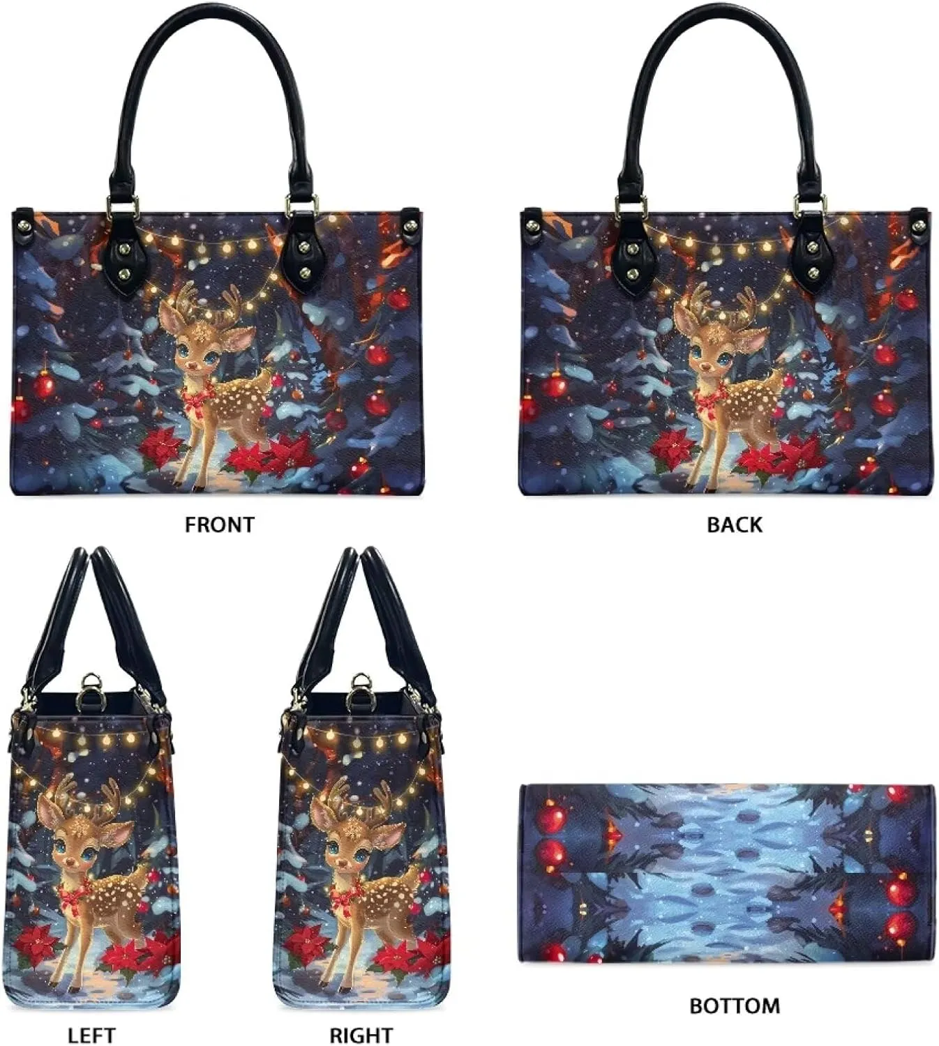 Women Purses and Handbag Top Handle Bags Vegan Leather Shoulder Tote Bags Satchel Purses for Travel Work Shopping