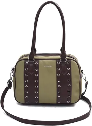 Women Vintage Top Handle Bags Crossbody Bag Trendy Shoulder Bag Casual Underarm Bag Work Travel Bag Satchel Purse