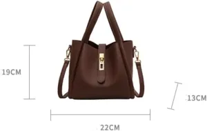 Women Vintage Trendy Large Capacity Shoulder Bag Crossbody Bag Bucket Bag Slouchy Top-Handle Bags Satchel Purse Work Bag