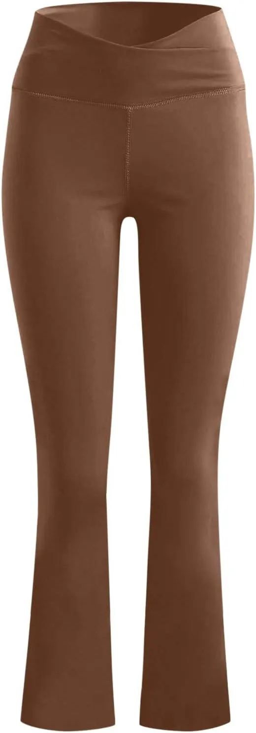 Women's High Waist Leggings Seamless Slim Fit Tummy Control Yoga Pants Buttery Soft Non See-Through Wokrout Running Tights