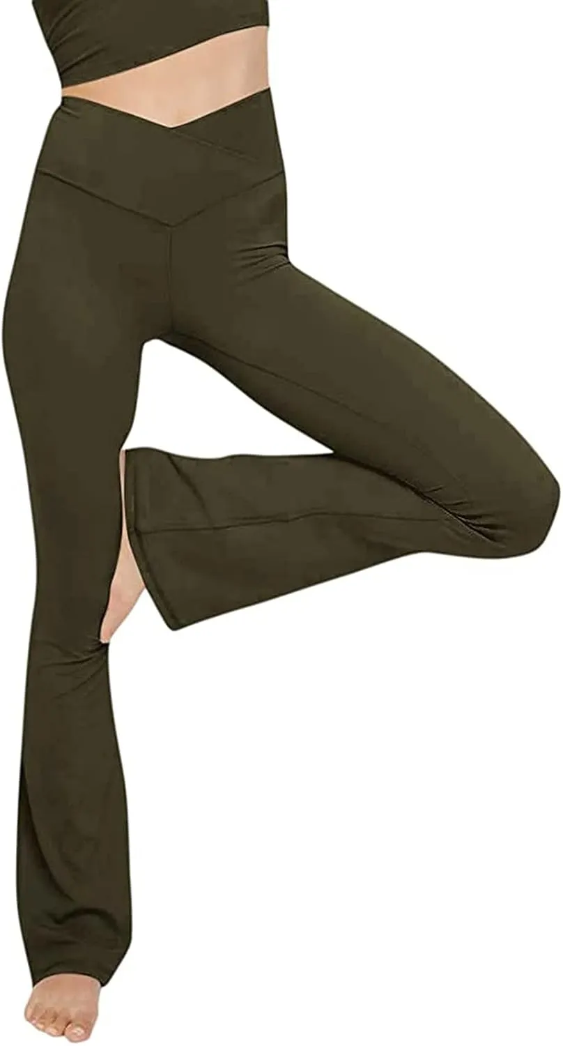 Women's High Waist Leggings Seamless Slim Fit Tummy Control Yoga Pants Buttery Soft Non See-Through Wokrout Running Tights
