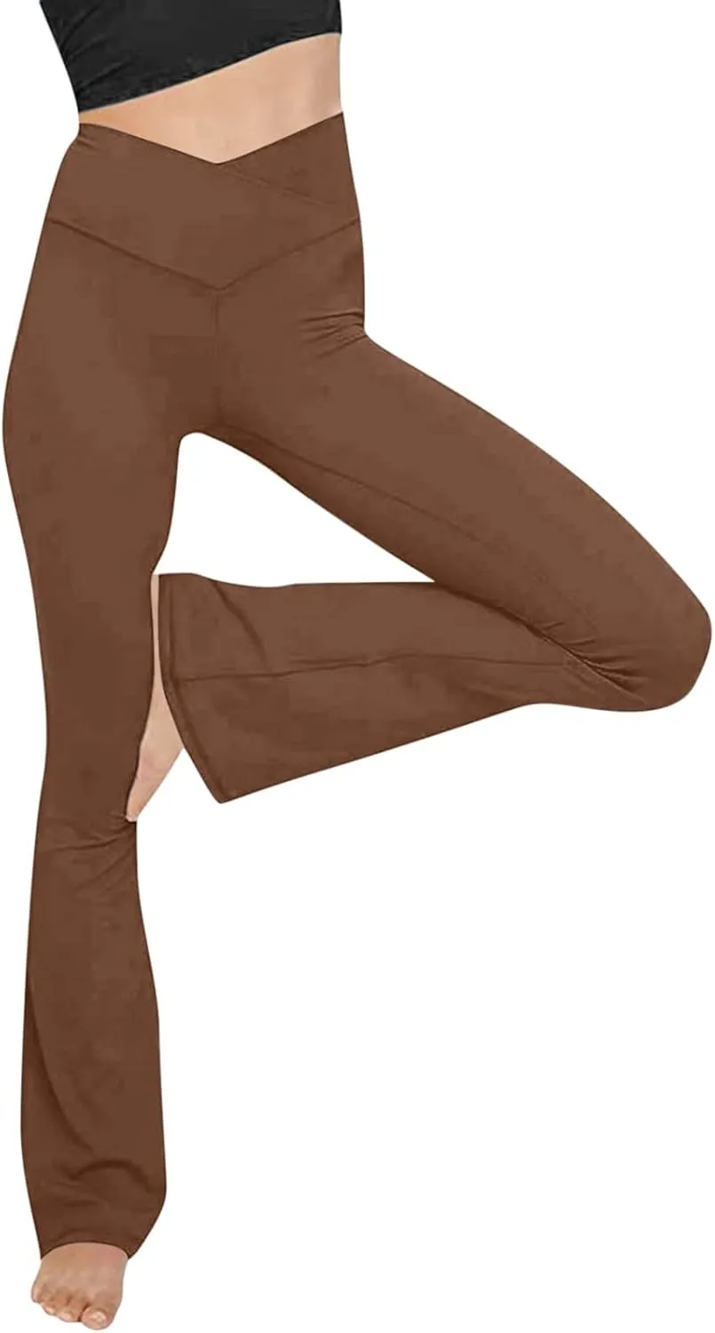 Women's High Waist Leggings Seamless Slim Fit Tummy Control Yoga Pants Buttery Soft Non See-Through Wokrout Running Tights