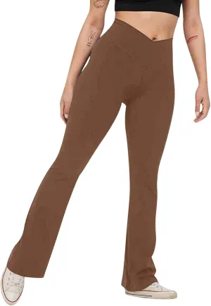 Women's High Waist Leggings Seamless Slim Fit Tummy Control Yoga Pants Buttery Soft Non See-Through Wokrout Running Tights