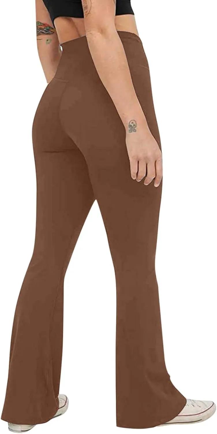 Women's High Waist Leggings Seamless Slim Fit Tummy Control Yoga Pants Buttery Soft Non See-Through Wokrout Running Tights